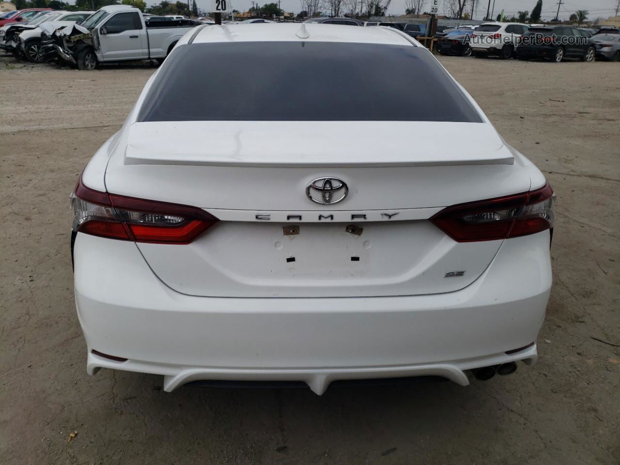 2021 Toyota Camry Se Белый vin: 4T1G11AK6MU534101