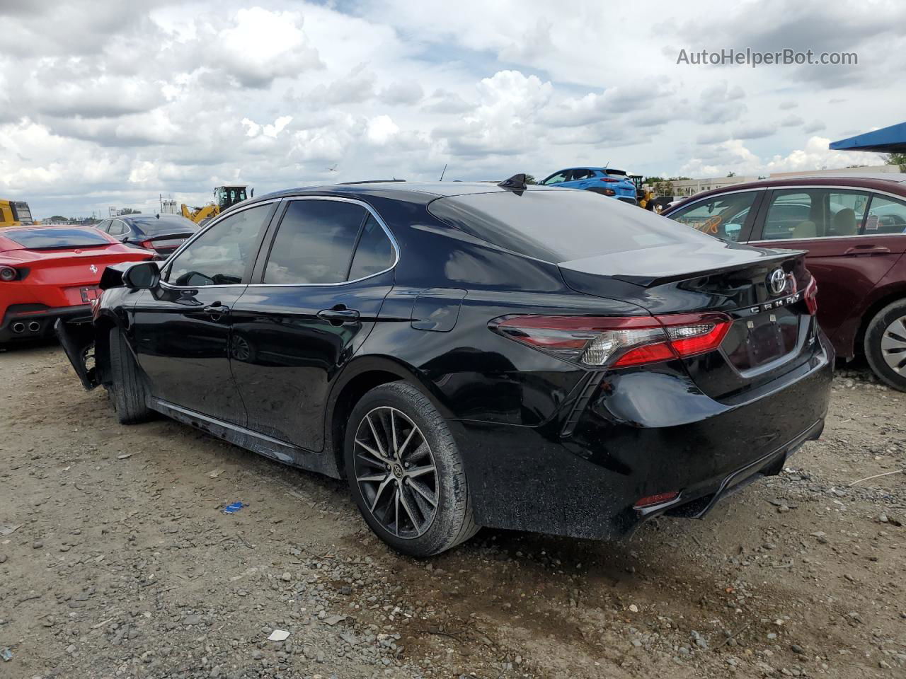 2021 Toyota Camry Se Черный vin: 4T1G11AK6MU550444