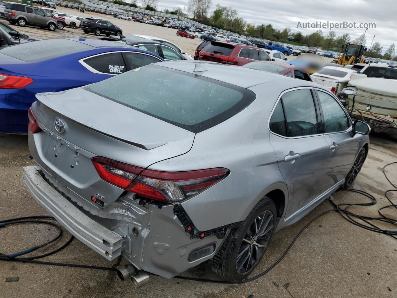 2021 Toyota Camry Se Silver vin: 4T1G11AK6MU569687