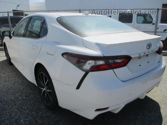 2021 Toyota Camry Se Белый vin: 4T1G11AK6MU575523