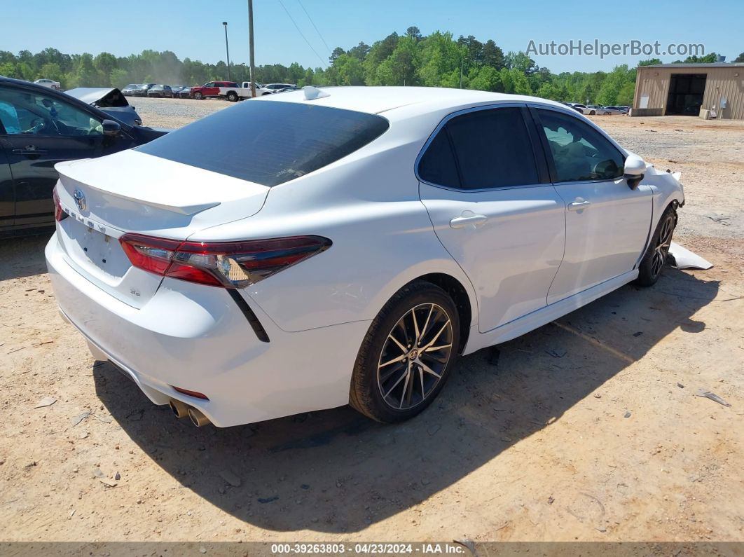 2021 Toyota Camry Se White vin: 4T1G11AK6MU601439