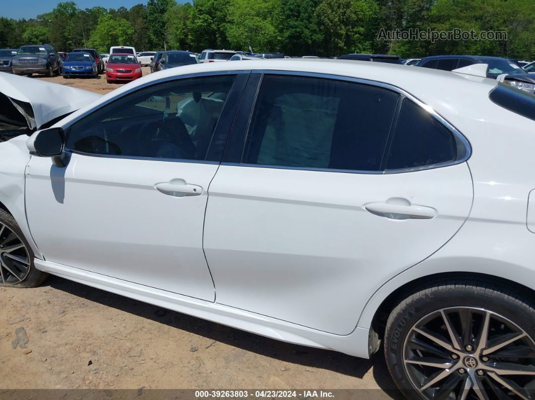 2021 Toyota Camry Se White vin: 4T1G11AK6MU601439