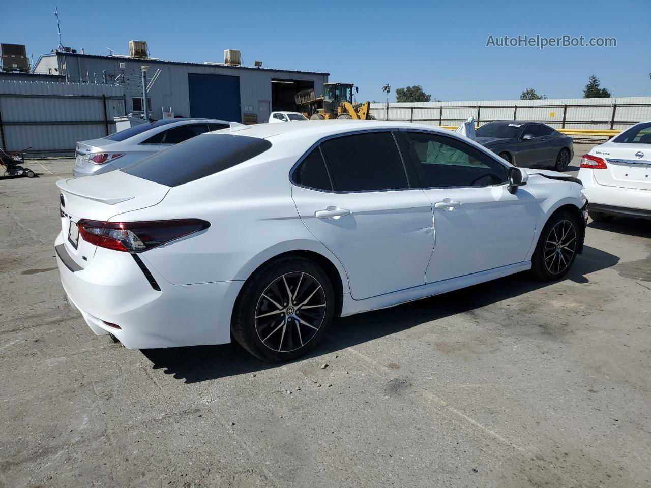 2021 Toyota Camry Se White vin: 4T1G11AK6MU615423