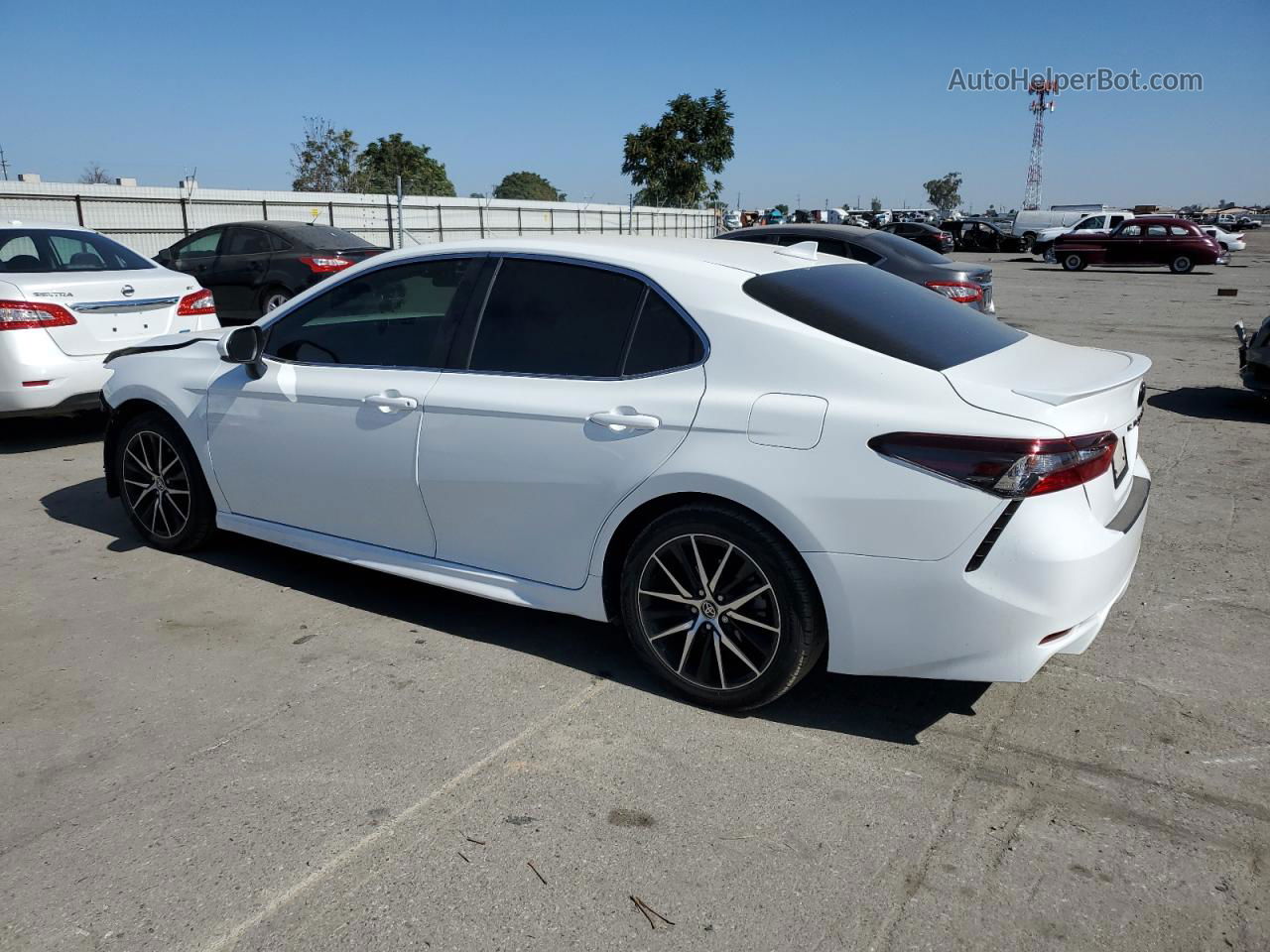 2021 Toyota Camry Se Белый vin: 4T1G11AK6MU615423