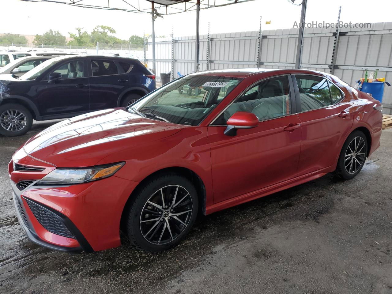 2021 Toyota Camry Se Red vin: 4T1G11AK7MU430779