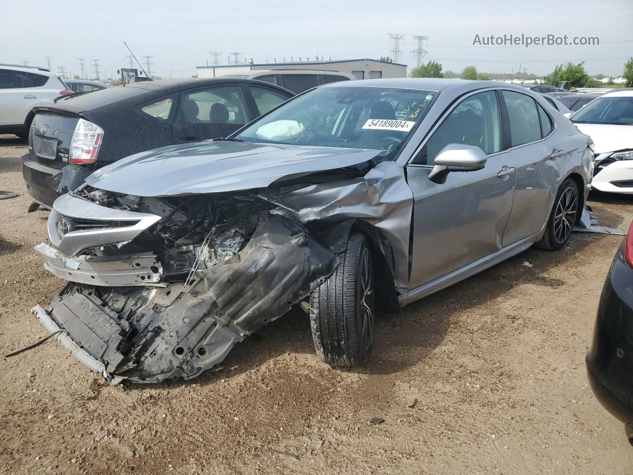 2021 Toyota Camry Se Серебряный vin: 4T1G11AK7MU451678