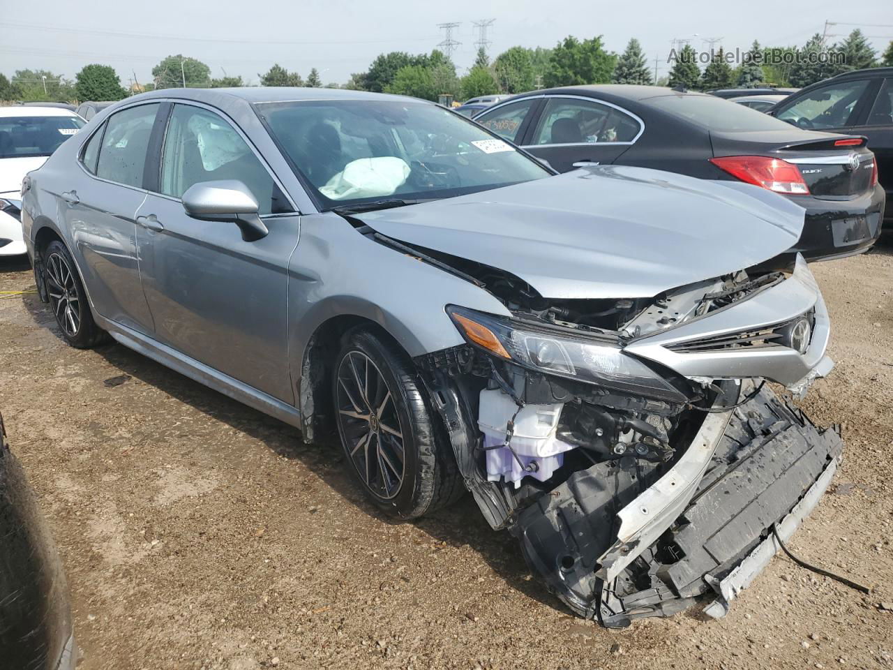 2021 Toyota Camry Se Silver vin: 4T1G11AK7MU451678