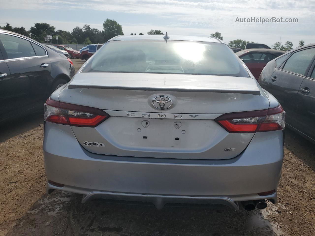 2021 Toyota Camry Se Серебряный vin: 4T1G11AK7MU451678