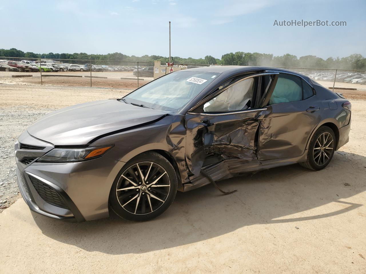 2021 Toyota Camry Se Gray vin: 4T1G11AK7MU477570