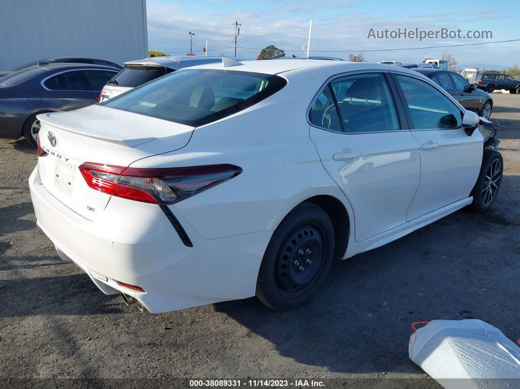 2021 Toyota Camry Se Белый vin: 4T1G11AK7MU484177