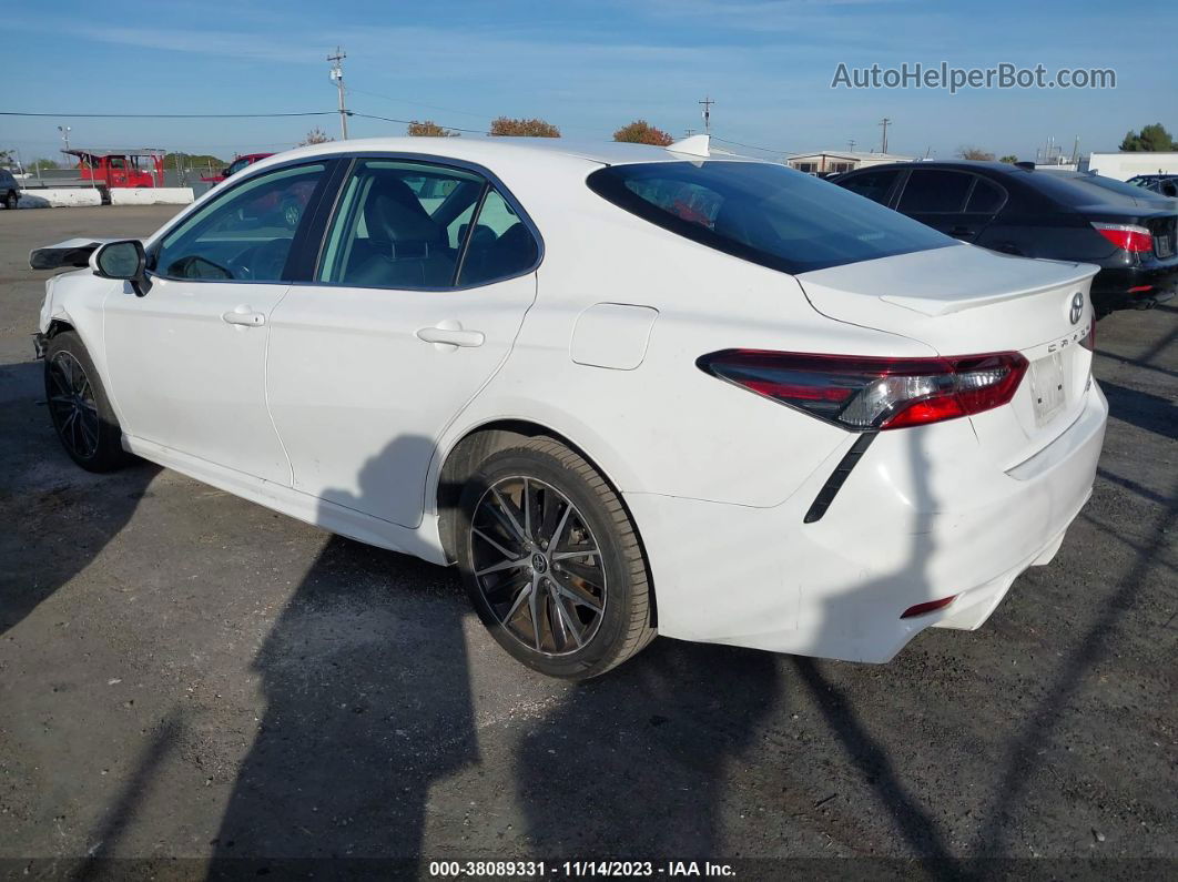 2021 Toyota Camry Se Белый vin: 4T1G11AK7MU484177