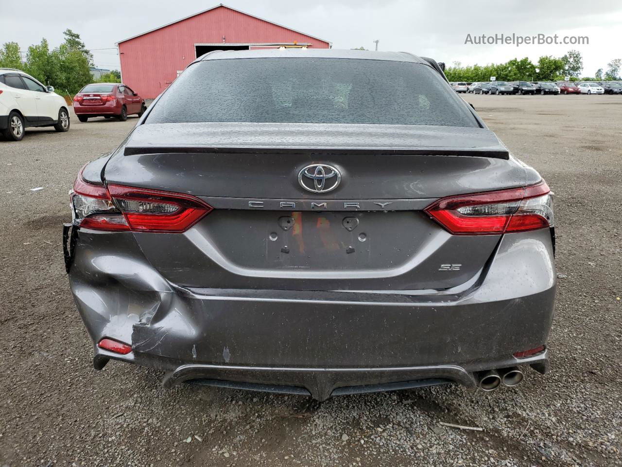 2021 Toyota Camry Se Серый vin: 4T1G11AK7MU550095