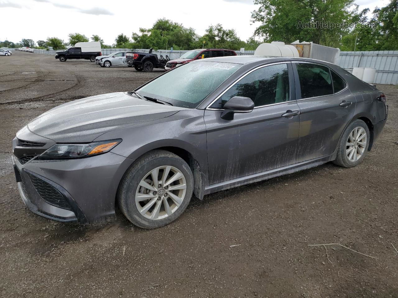 2021 Toyota Camry Se Серый vin: 4T1G11AK7MU550095