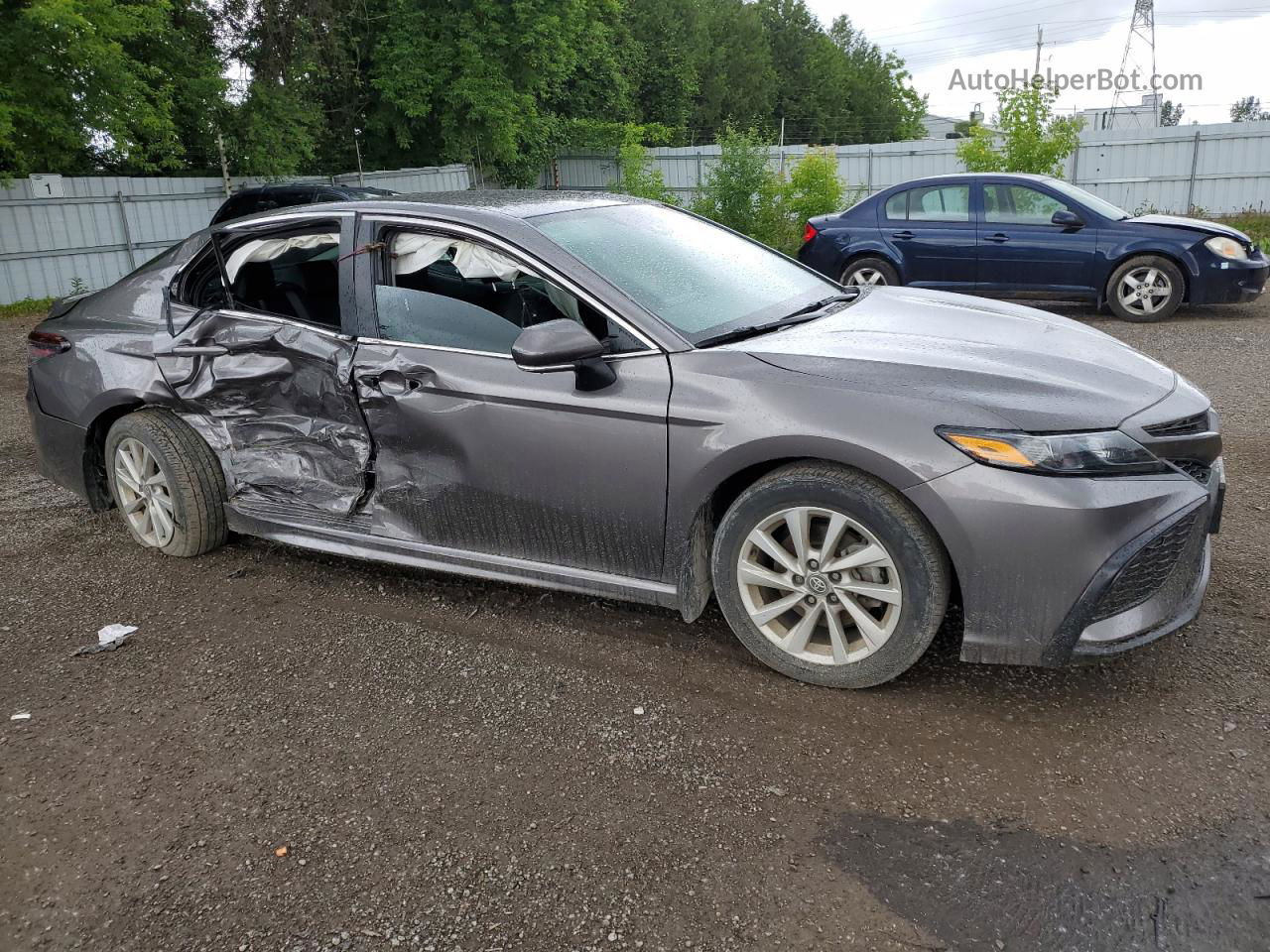 2021 Toyota Camry Se Серый vin: 4T1G11AK7MU550095