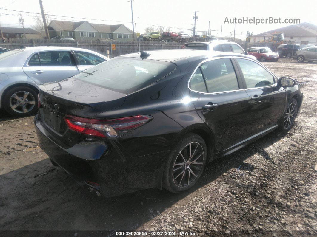 2021 Toyota Camry Se Black vin: 4T1G11AK7MU554874