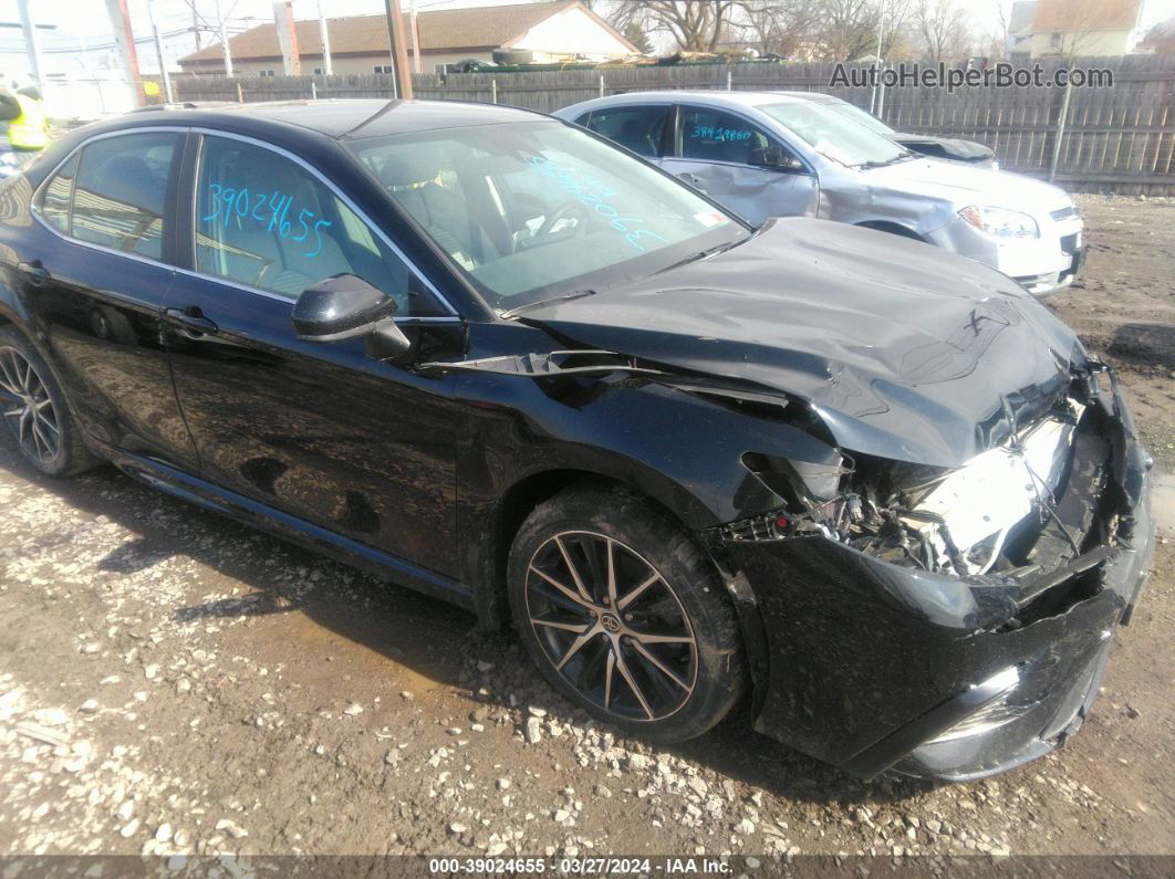 2021 Toyota Camry Se Black vin: 4T1G11AK7MU554874