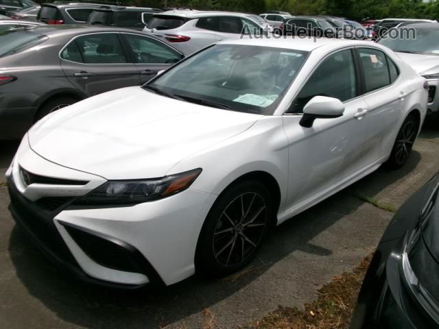 2021 Toyota Camry Se White vin: 4T1G11AK7MU556530