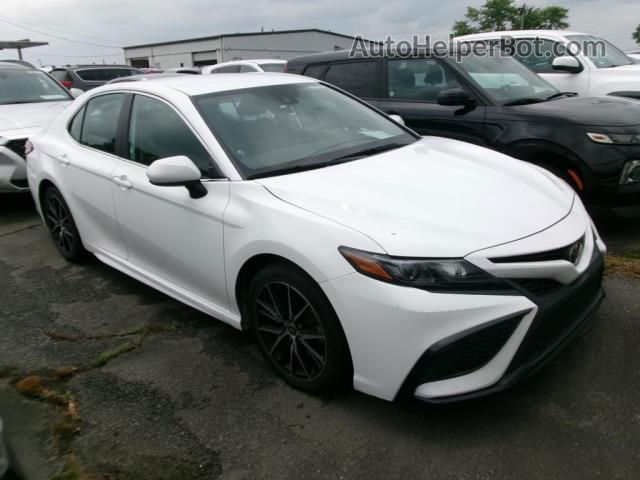 2021 Toyota Camry Se White vin: 4T1G11AK7MU556530