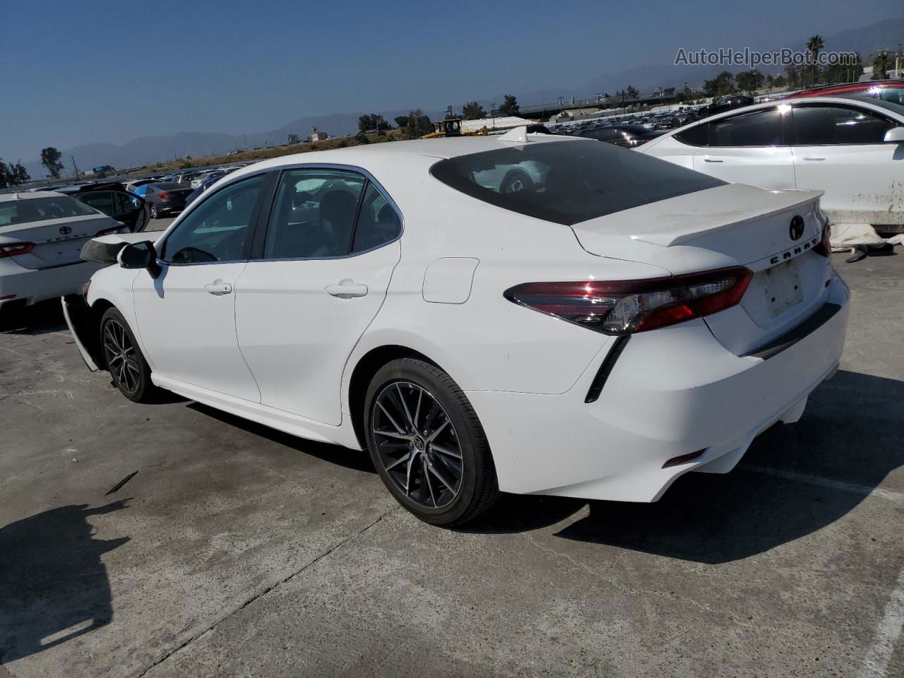 2021 Toyota Camry Se White vin: 4T1G11AK7MU558987