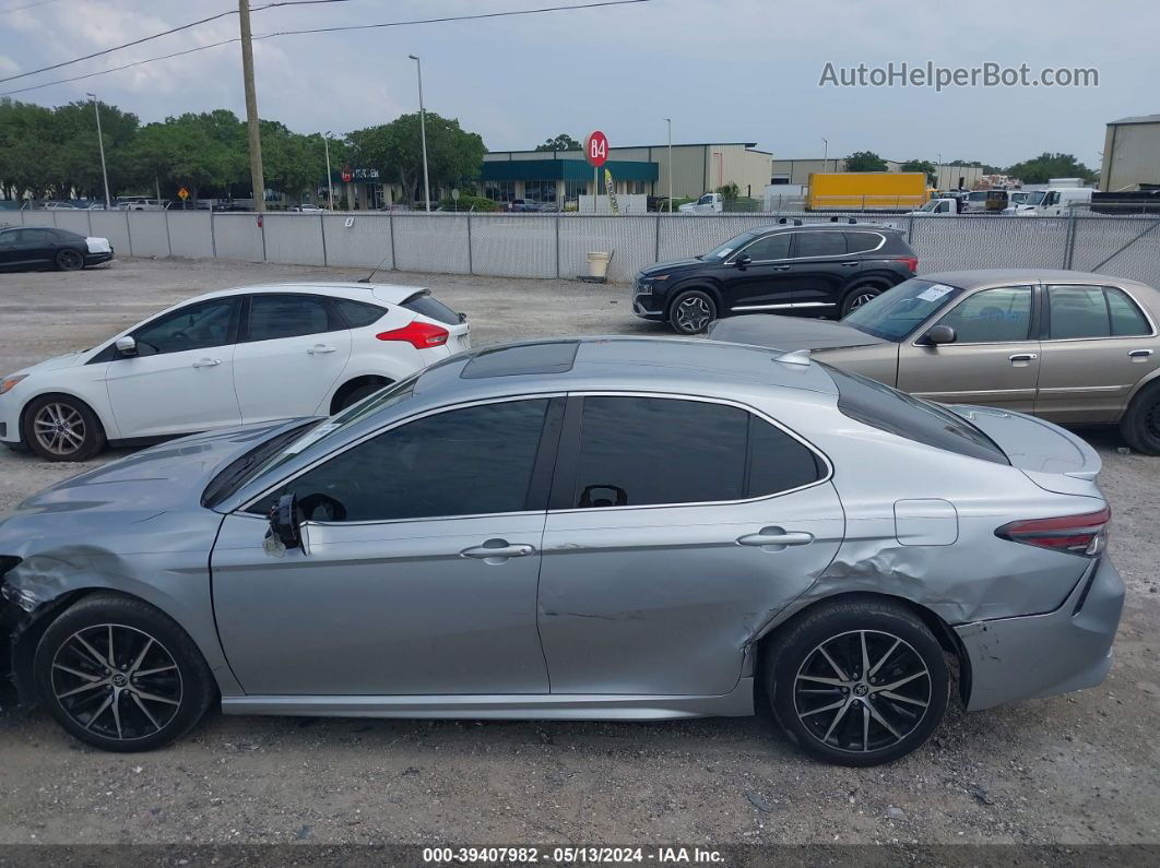 2021 Toyota Camry Se Silver vin: 4T1G11AK7MU575367