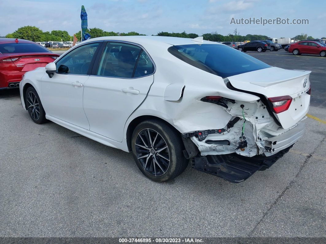 2021 Toyota Camry Se White vin: 4T1G11AK7MU585588