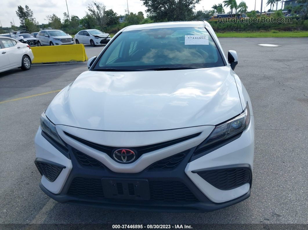 2021 Toyota Camry Se Белый vin: 4T1G11AK7MU585588