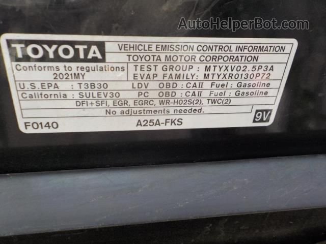 2021 Toyota Camry Se Black vin: 4T1G11AK7MU590225