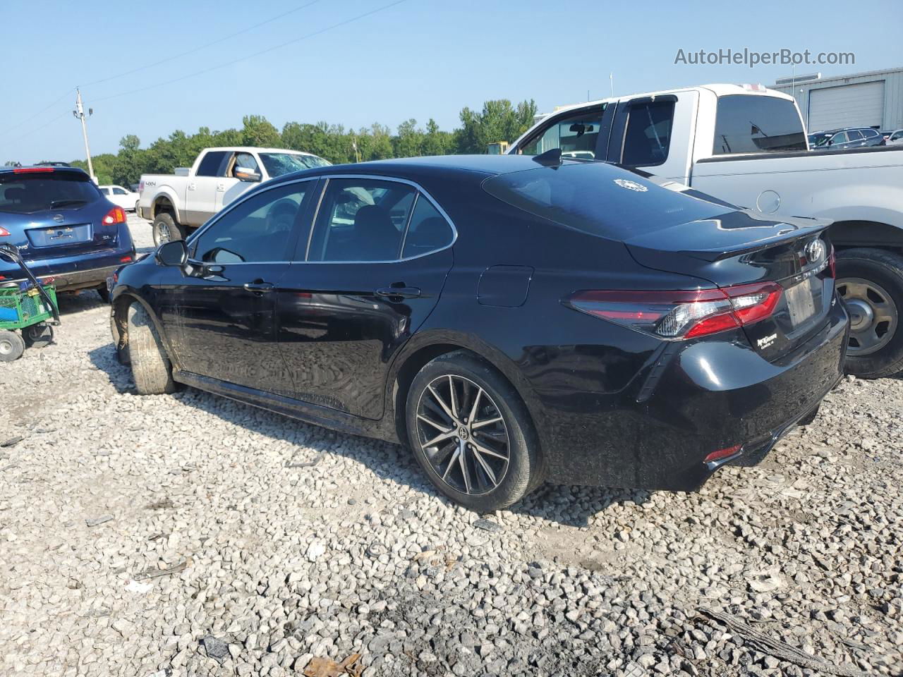 2021 Toyota Camry Se Black vin: 4T1G11AK7MU616208