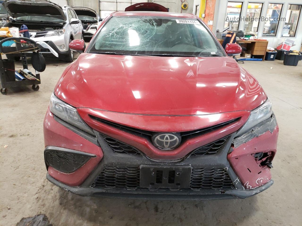 2021 Toyota Camry Se Red vin: 4T1G11AK8MU452242