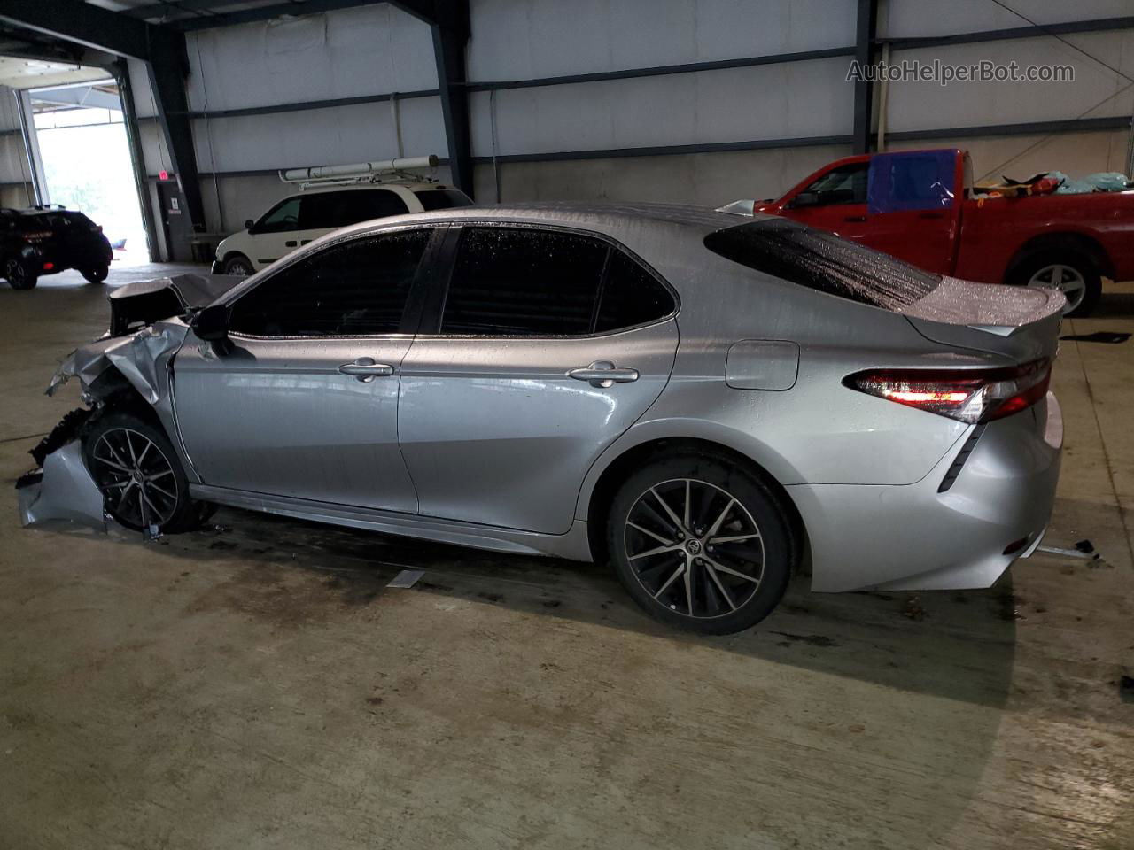 2021 Toyota Camry Se Silver vin: 4T1G11AK8MU529448