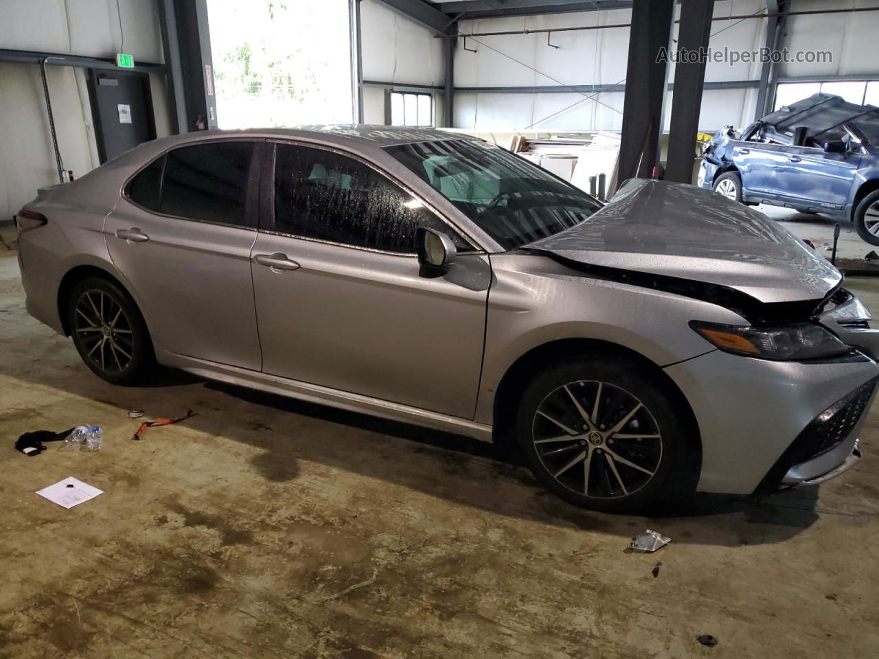 2021 Toyota Camry Se Silver vin: 4T1G11AK8MU529448