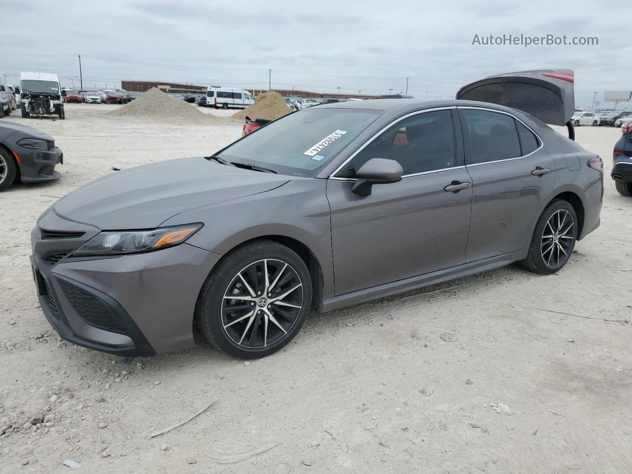 2021 Toyota Camry Se Серый vin: 4T1G11AK8MU532687