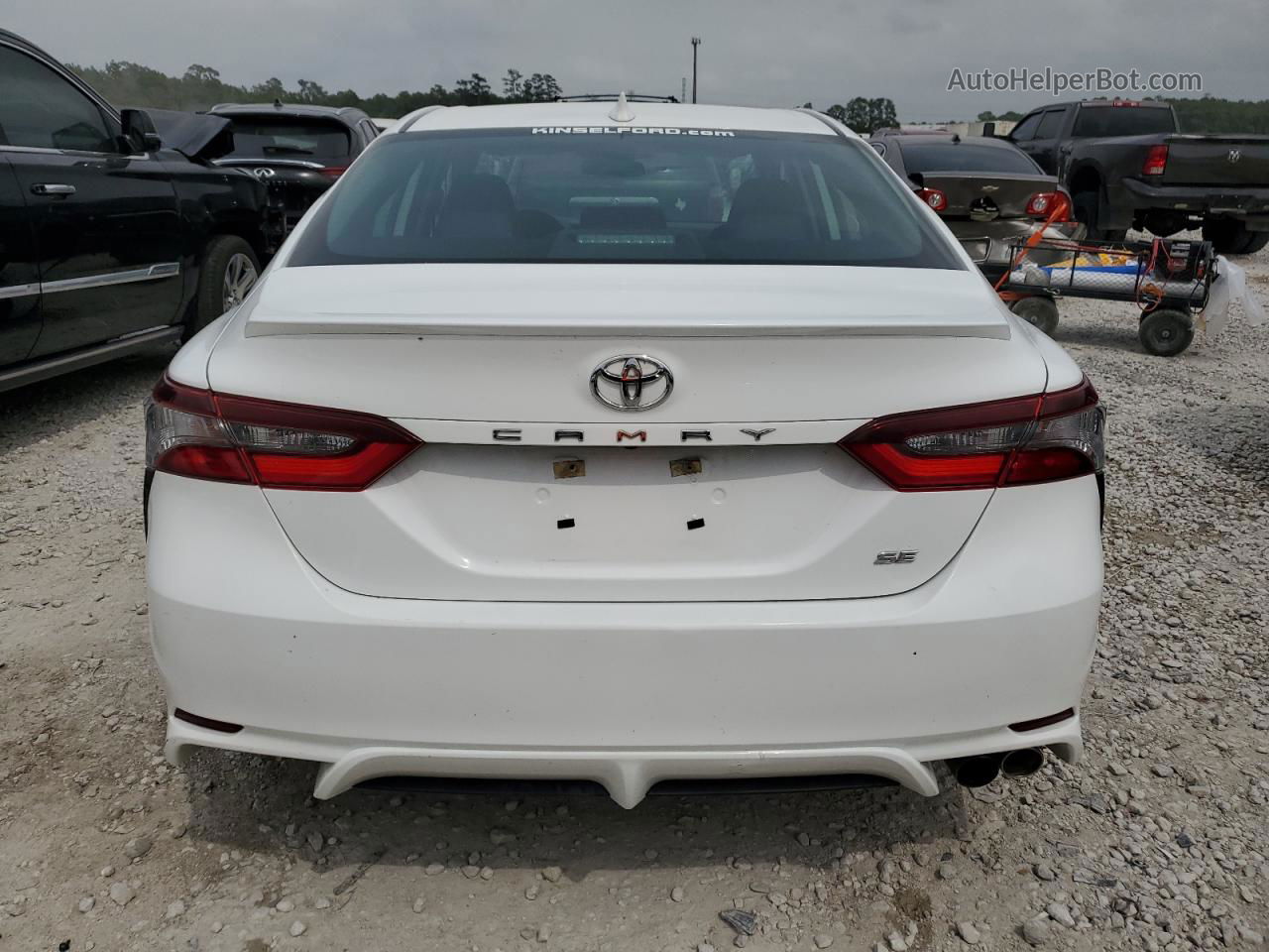 2021 Toyota Camry Se White vin: 4T1G11AK8MU538411