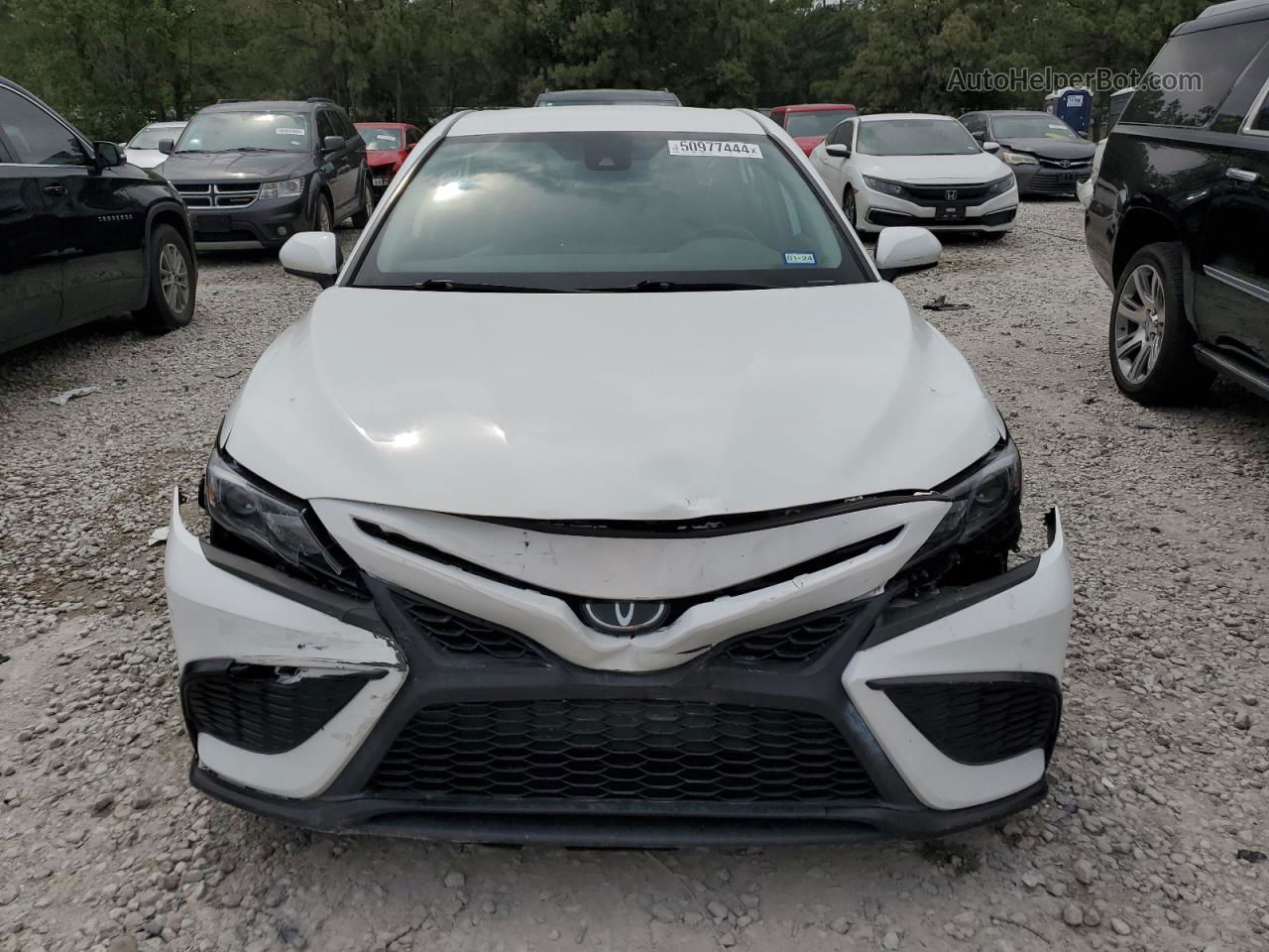 2021 Toyota Camry Se White vin: 4T1G11AK8MU538411