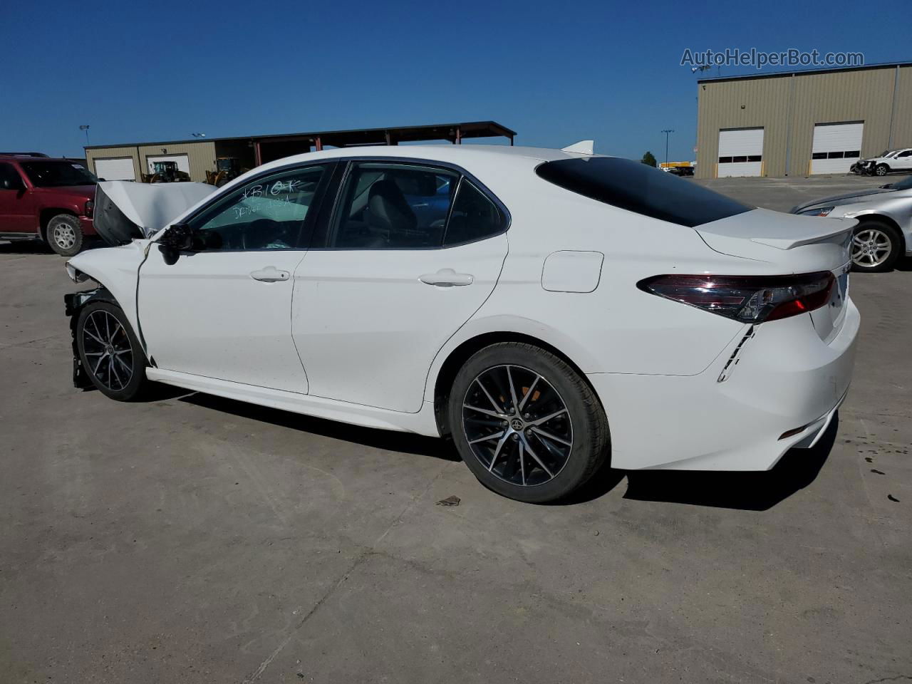 2021 Toyota Camry Se White vin: 4T1G11AK8MU551420