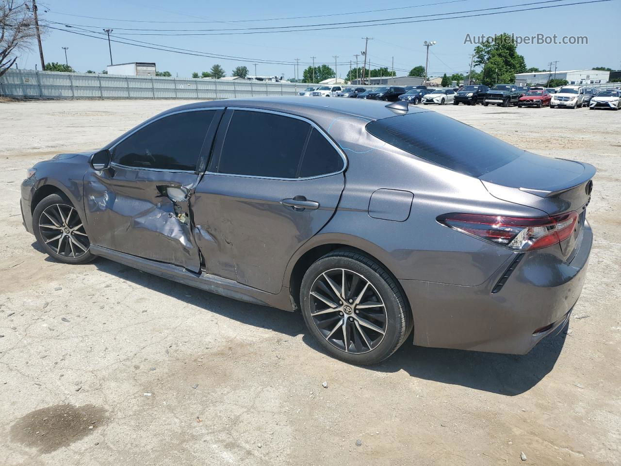 2021 Toyota Camry Se Gray vin: 4T1G11AK8MU606416