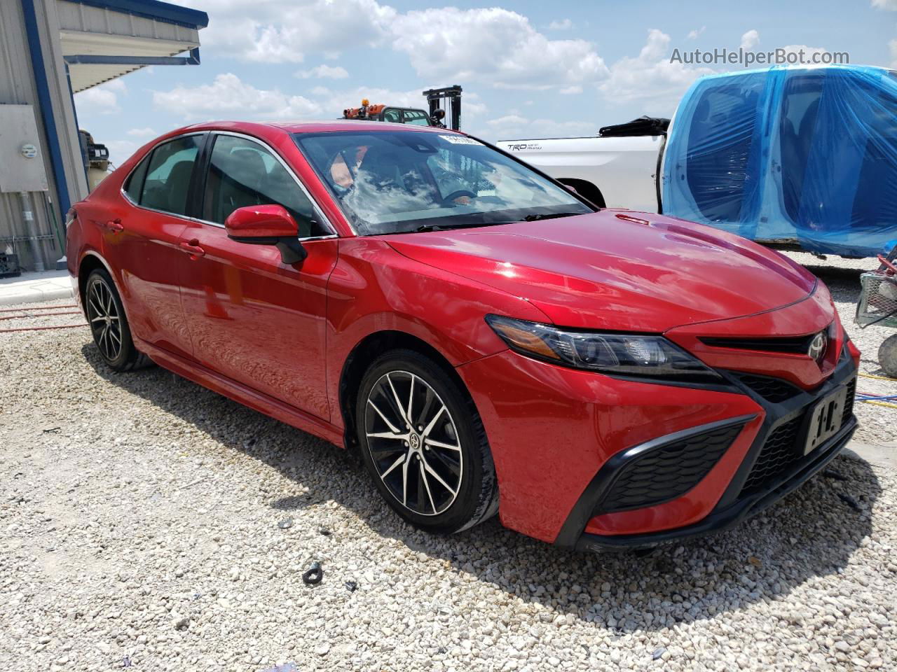 2021 Toyota Camry Se Red vin: 4T1G11AK9MU411635