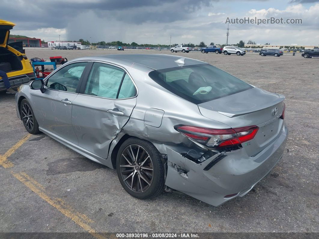 2021 Toyota Camry Se Silver vin: 4T1G11AK9MU413143