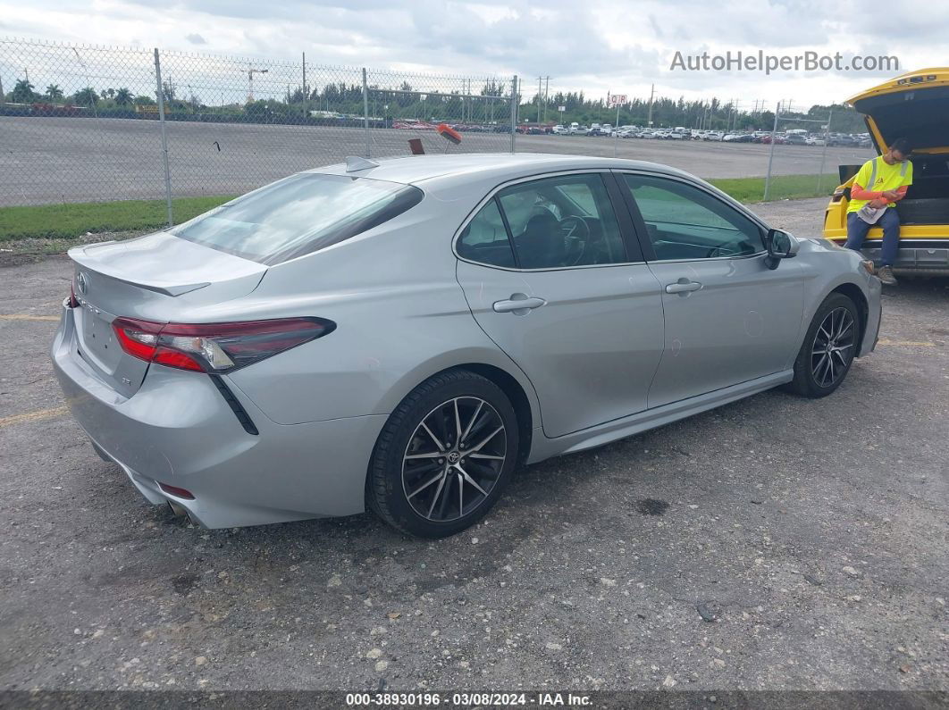 2021 Toyota Camry Se Silver vin: 4T1G11AK9MU413143