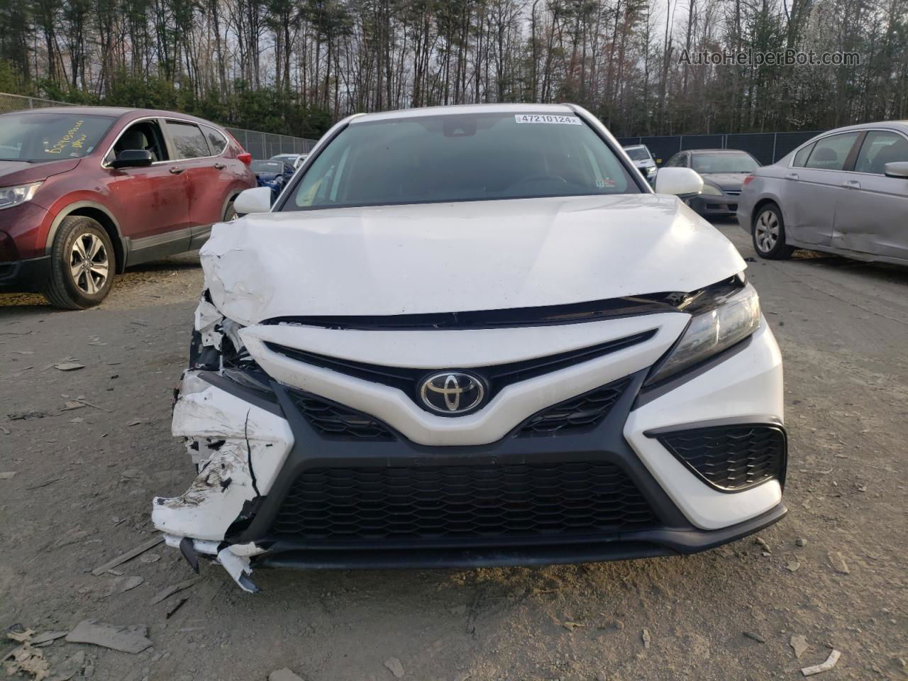 2021 Toyota Camry Se White vin: 4T1G11AK9MU441251