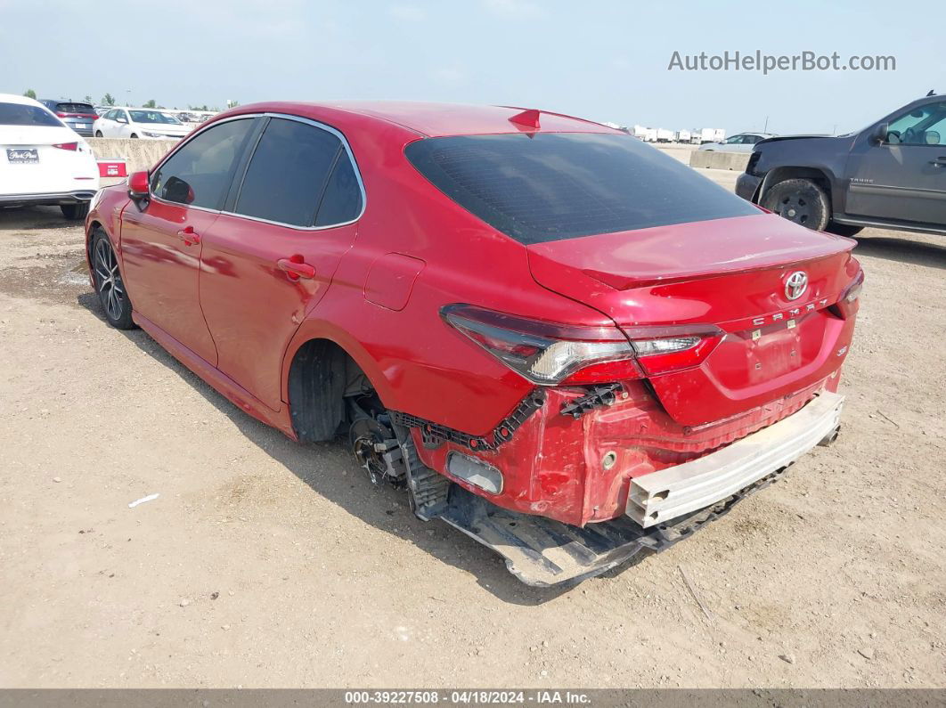 2021 Toyota Camry Se Red vin: 4T1G11AK9MU455909