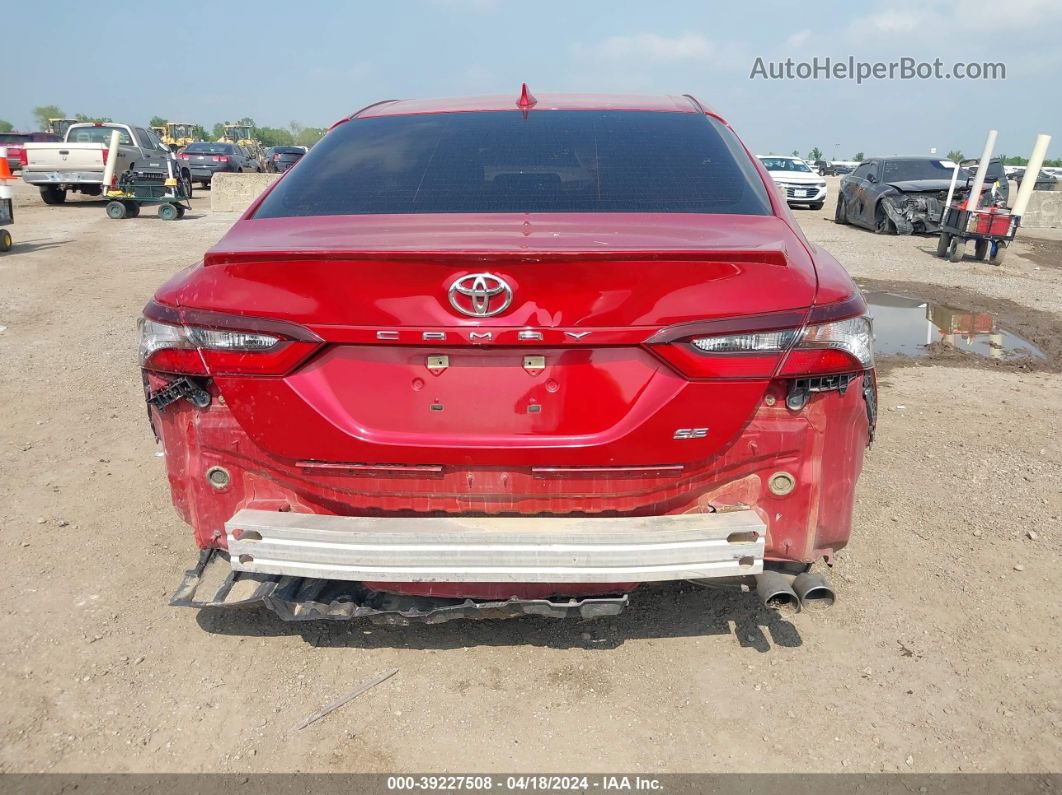 2021 Toyota Camry Se Red vin: 4T1G11AK9MU455909