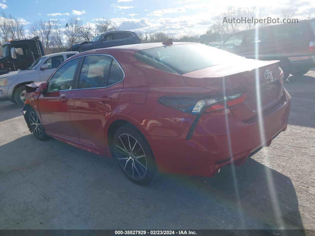 2021 Toyota Camry Se Red vin: 4T1G11AK9MU465064