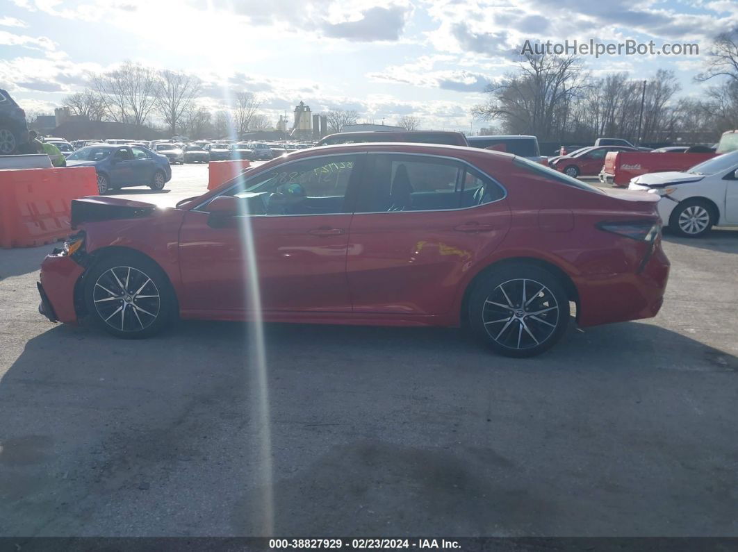 2021 Toyota Camry Se Red vin: 4T1G11AK9MU465064