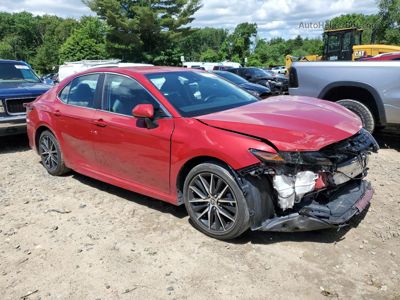 2021 Toyota Camry Se Red vin: 4T1G11AK9MU467316