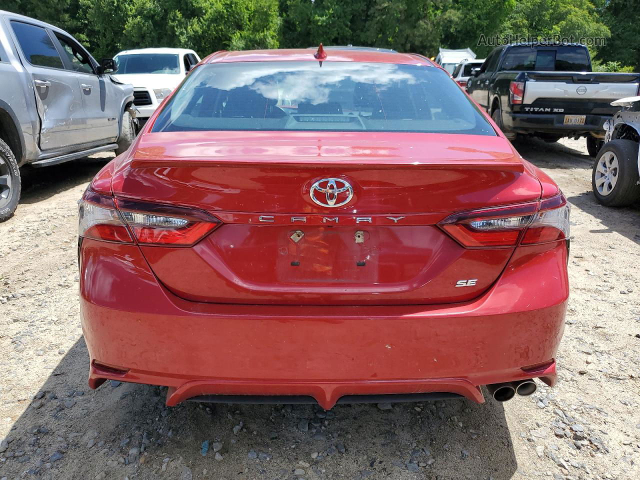 2021 Toyota Camry Se Red vin: 4T1G11AK9MU467316