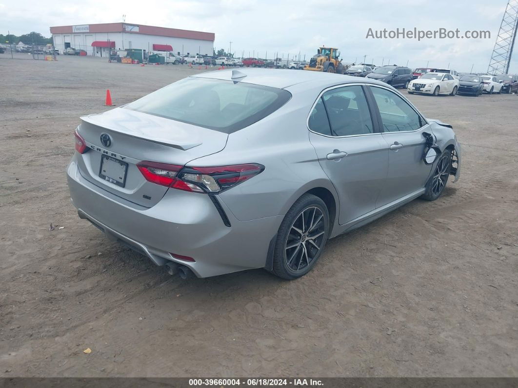 2021 Toyota Camry Se Silver vin: 4T1G11AK9MU513436