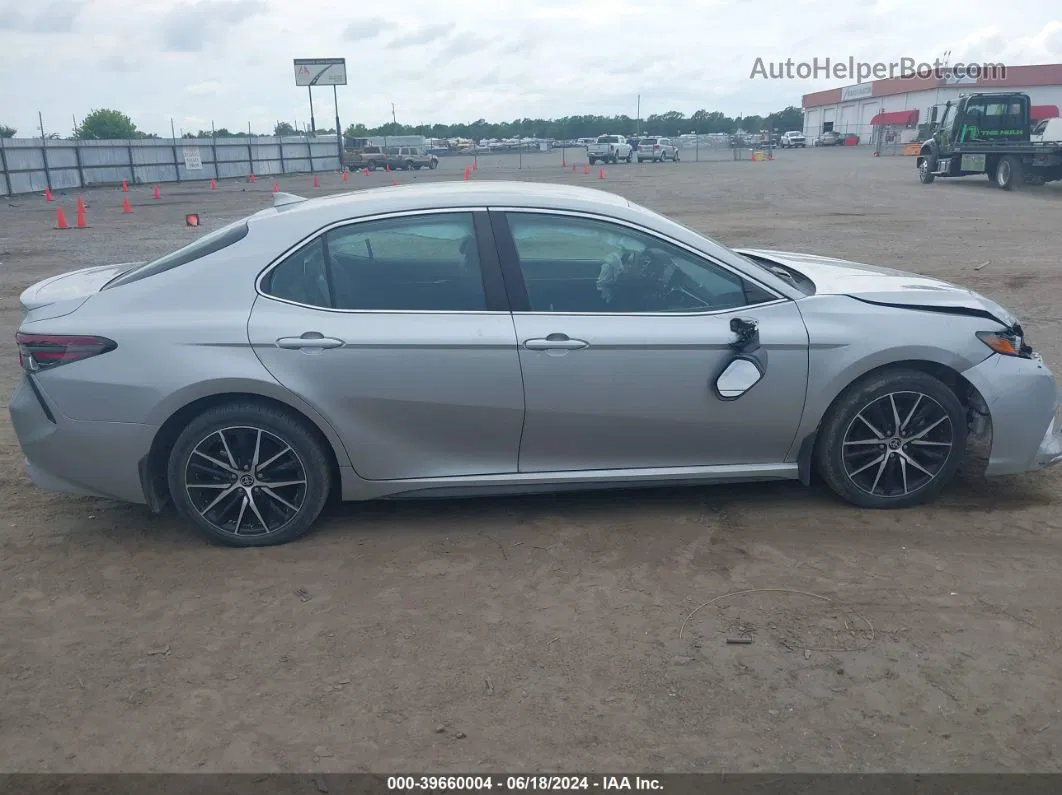 2021 Toyota Camry Se Silver vin: 4T1G11AK9MU513436