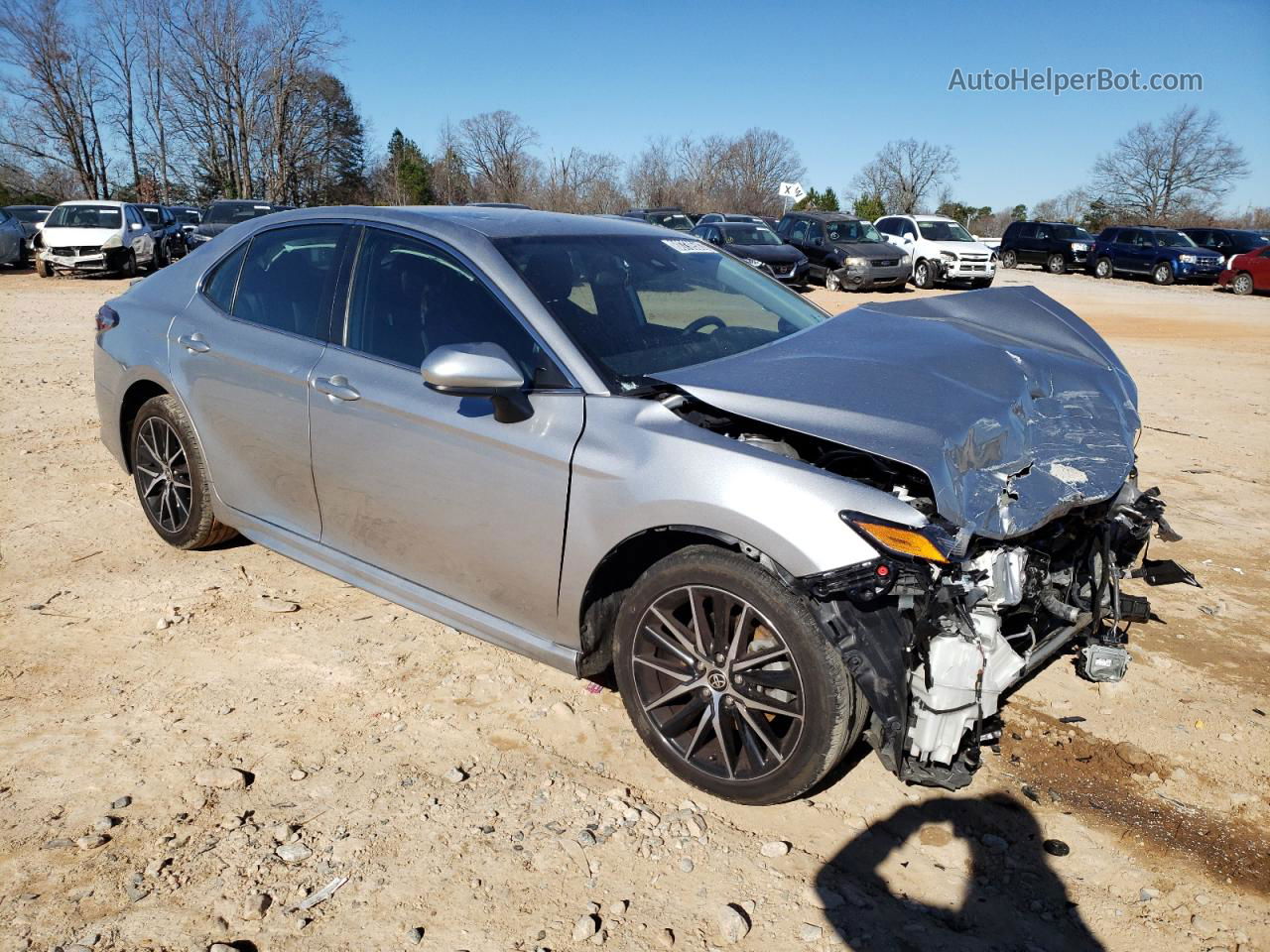 2021 Toyota Camry Se Silver vin: 4T1G11AK9MU515686