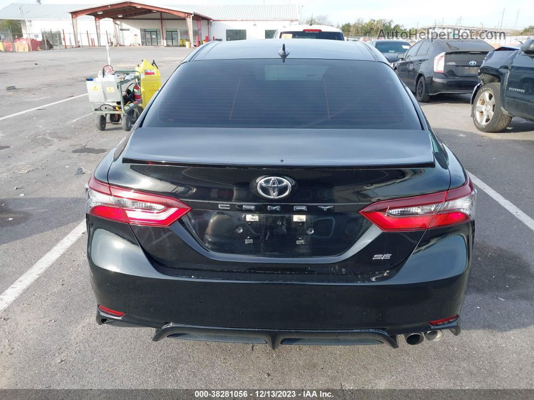 2021 Toyota Camry Se Black vin: 4T1G11AK9MU525697